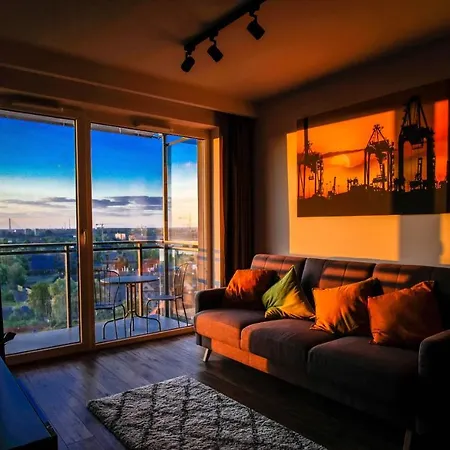 Apartmán Sunrise W Sercu Gdanska Gdaňsk