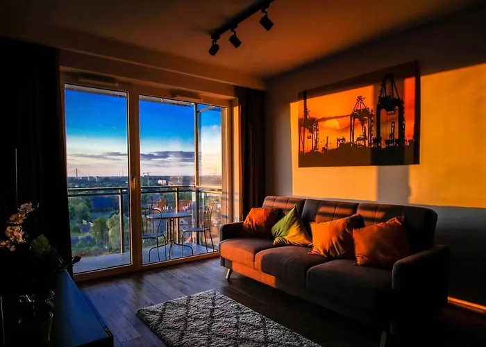 アパート Sunrise W Sercu Gdanska グダニスク