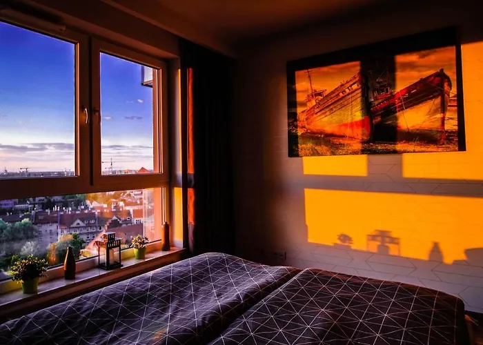 Sunrise W Sercu Gdanska Daire